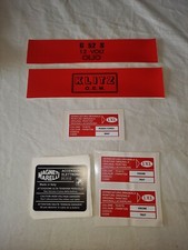 A112 Abarth etichette varie