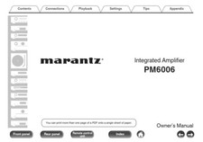 Marantz pm6006 amplifier - pm6006,