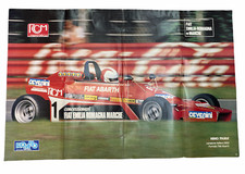 Poster Nino Fama Campione italiano 1983 Formula - Fiat Abarth Rombo 55x84 cm