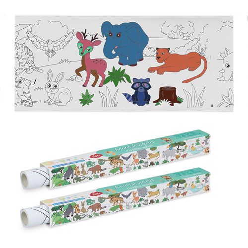 Rotoli carta disegno colorare - disegno,