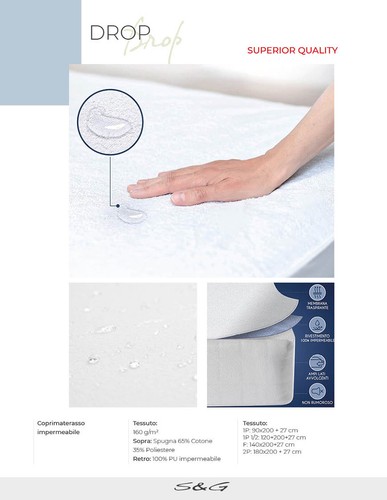 Coprimaterasso 180x200 - coprimaterasso, 180x200+27