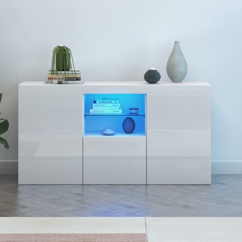 Credenza grande bianca - , moderna
