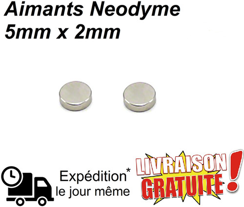 Lot aimant neodyme rond plat - aimant,