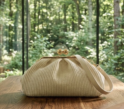 Borsa pasticcino bag raffia - pasticcino,