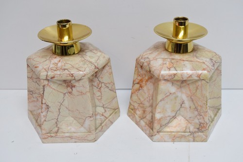 Coppia vecchi candelabri - di,