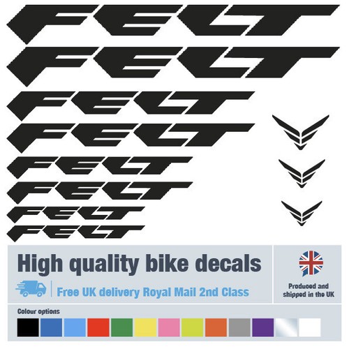 Etichette decalcomanie bici