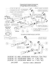 SCARICO LEOVINCE K02 SUZUKI VZ INTRUDER M 800 C 800 C800 INTRUDER VL 800 VOLUSIA