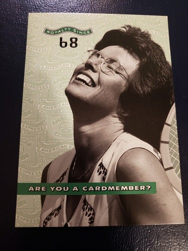 Cartolina billie jean king - cartolina,