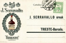 TRIESTE - Vino di China SERRAVALLO - Pubblicitaria - VG - PU420