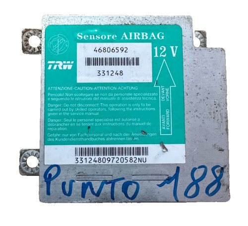 Centralina airbag fiat punto - centralina,