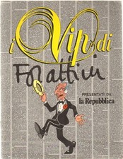 Album figurine. I Vip di Forattini. La Repubblica. Album Non completo con 52 ...