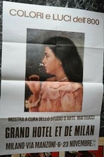 LOCANDINA - COLORI E LUCI DELL'800 - MILANO 1972