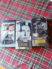 3 Vhs Titanic, Bellissima E Scusate Il Ritardo (sigillate ) 
