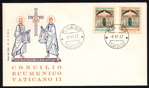 Fdc serie del sole 1962 - fdc,