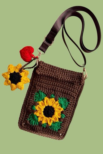 Borsa tracolla girasole - ,