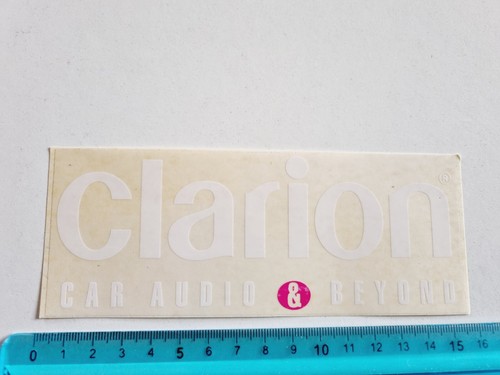 Adesivo clarion car audio - adesivo,