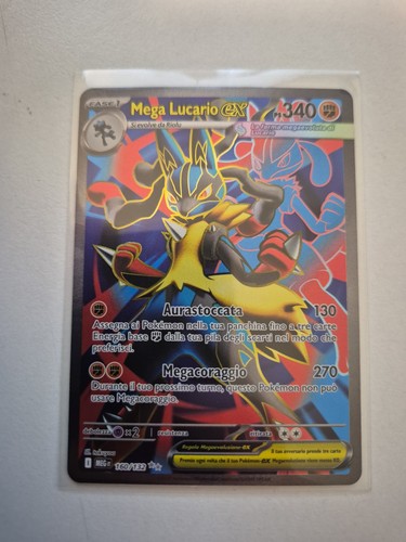 Pokemon card mega lucario - mega, ex