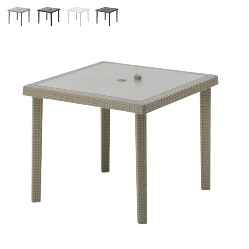 Tavolo quadrato 90x90 plastica - tavolo,