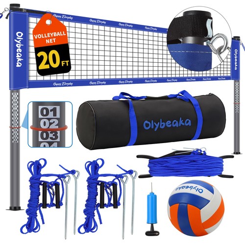 Set rete pallavolo portatile - rete,