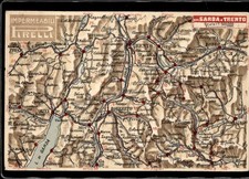 cartolina postcard Pirelli Dal Garda a Trento  Impermeabili