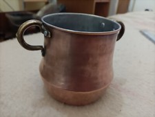 pentola  rame antica battuta a mano