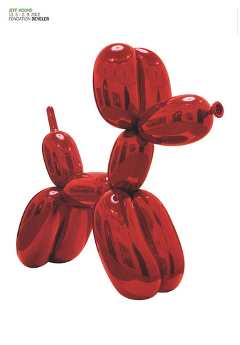 Jeff koons palloncino - jeff, (dopo)