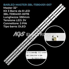 KIT 3 BARRE STRIP 8 LED TV MASTER 3BL-T5904101-007B TL320