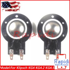 2*Per Klipsch KG4, KG4.2, KG4.5, KG5.5 AFT Titanio Tweeter Diaframma 1" VCL 8Ω