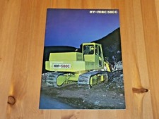 Escavatore escavatore HY-MAC 580 C [EN] 1971 - brochure / depliant