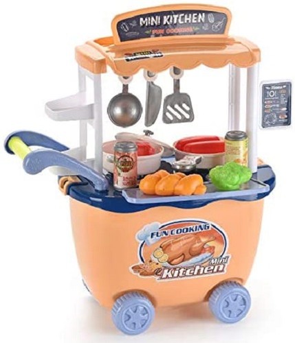 Carrello gioco mini cucina - gioco,