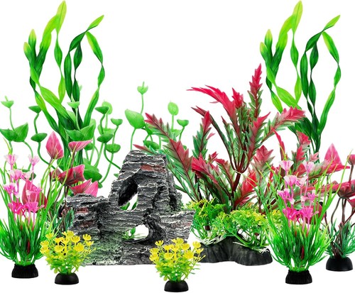 Set pezzi piante acquario - 12,