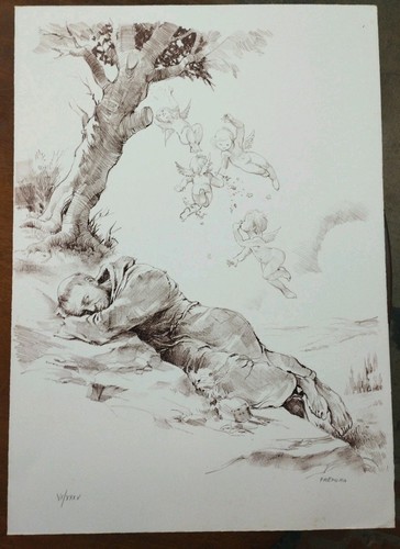 Litografia alberto fremura - litografia,