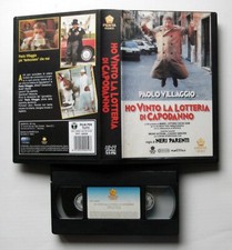 VHS HO VINTO LA LOTTERIA DI CAPODANNO (1989) VILLAGGIO -PENTAVIDEO - EX NOLEGGIO