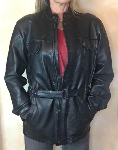 Giacca cuoio moto usata - giacca,