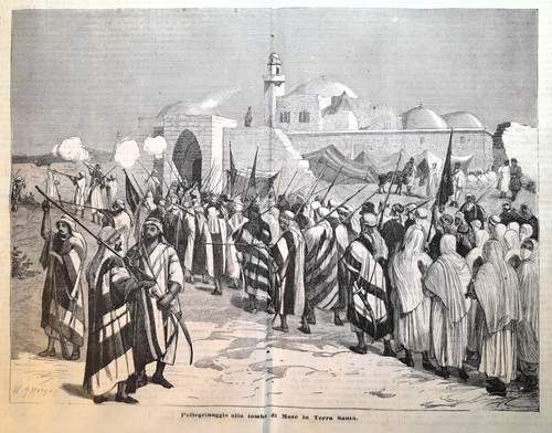 Stampa antica nabi - antica, musa