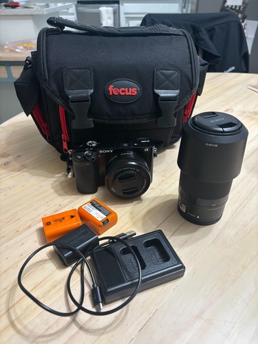 Sony a6000 camera kit 50mm - kit:, 16-50mm