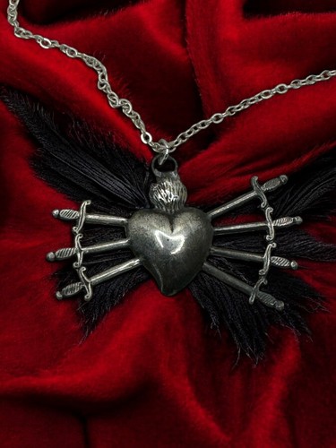 Sacro cuore collana pendolo - cuore,