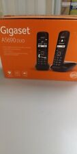 SIEMENS GIGASET AS690DUO CORDLESS DOPPIO BLACK VIVAVOCE DISPLAY 2"