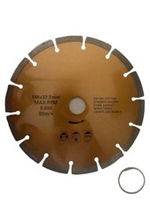 DISCO DIAMANTATO TAGLIO MARMO CEMENTO MATTONI PIETRA SEGA CIRCOLARE Ø180mm 31628