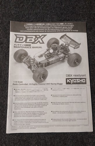 Auto kyosho dbx manuale - kyosho,
