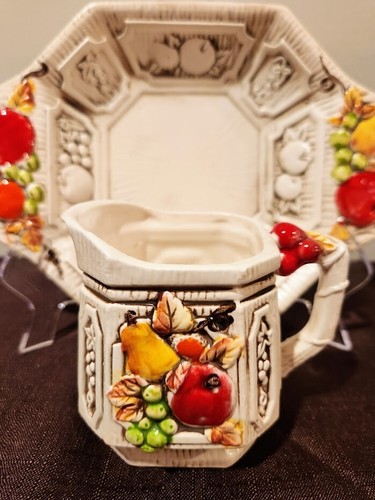 Cremiera sottopiatto vintage - e,