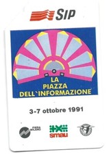 CARTE TELEFONICHE -SMAU -1991 FIERA DI MILANO - LIRE 10.000
