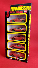 BURAGO 1:43 LOTTO MODELLI FERRARI FERRARISSIME PROMO MACCHININE MODELLINI BOX IT