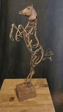 Sculpture Cheval Cabré –