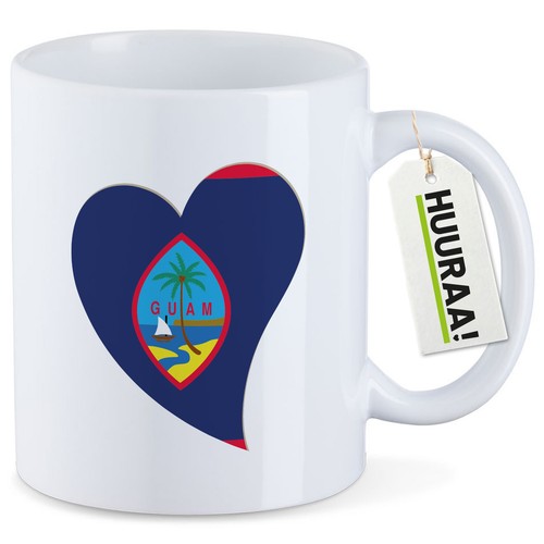 Tazza caffè guam bandiera - tazza,