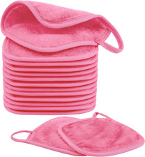 15 Pezzi Panno Struccante Viso, 15 X 15 Cm Microfibra Riutilizzabile E Lavabile,
