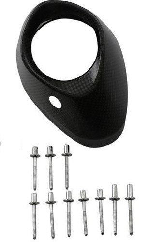 Akrapovic carbon fibre end - end, cap
