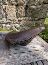 Ancienne selle de vélo de course vintage en cuir VERYBEST leather saddle 29A