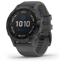 Garmin Fenix 6 pro solar 47mm - Black with slate gray band