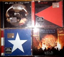 Lotto 5 CD NEIL YOUNG - Weld (2cd) - Reactor-Ragged Glory-Hawks & Doves  - Usato